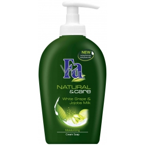 Fa Natural & Care Biely strapec tekuté mydlo s dávkovačom 300 ml