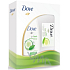 Dove Go Fresh Touch Uhorka & Zelený čaj sprchový gél 250 ml + toaletné mydlo 100 g, kozmetická sada
