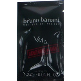 Bruno Banani Dangerous toaletná voda pre mužov 1,2 ml s rozprašovačom, fľaštička