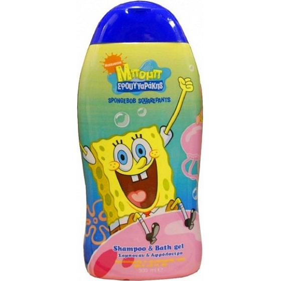 Sponge Bob 2v1 sprchový gél a šampón 300 ml