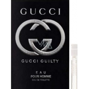 Gucci Guilty Eau pour Homme toaletná voda 1,5 ml s rozprašovačom, fľaštička