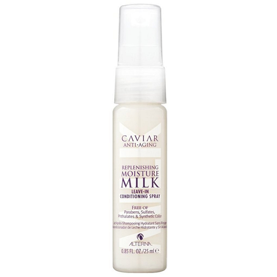 Alterna Caviar Moisture Leave-In kaviárové hydratačné mlieko pre suché a poškodené vlasy 25 ml Mini