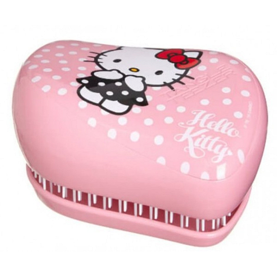 Tangle Teezer Compact Profesionálna kompaktná kefa na vlasy, Hello Kitty ružový