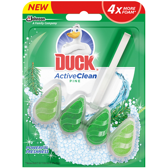 Duck Active Clean Pine čistiaci prostriedok na WC s vôňou 38,6 g