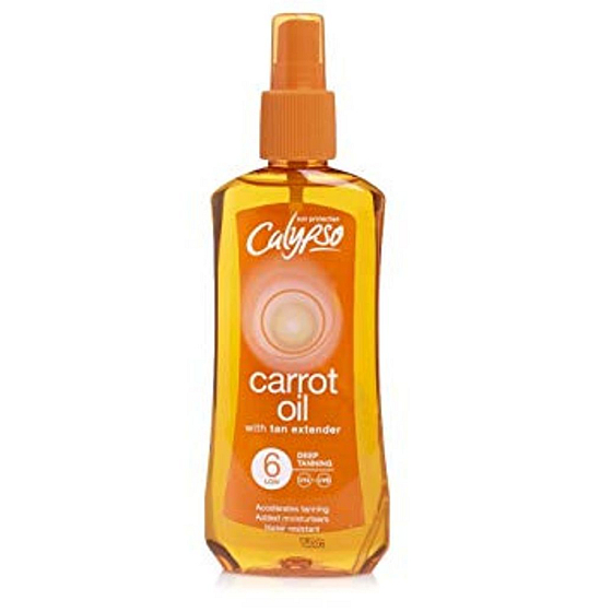 Calypso Carrot Oil SPF6 mrkvový olej na opaľovanie 200 ml