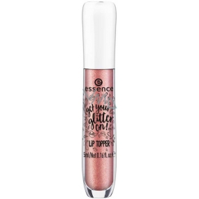 Essence Get Your Glitter On! lesk na pery 02 Peachy Darling 5 ml