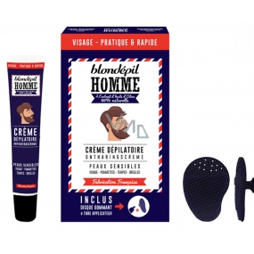 Blondépil Homme Depilačný krém na tvár pre mužov 20 ml
