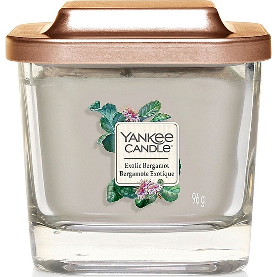 Yankee Candle Exotic Bergamot - Exotický bergamot sójová vonná sviečka Elevation malá sklo 1 knôt 96 g