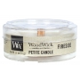 Woodwick Fireside - Oheň v krbe vonná sviečka s dreveným knôtom petite 31 g