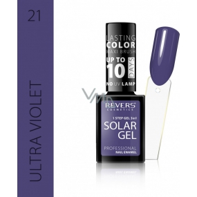 Reverz Solar Gél gélový lak na nechty 21 Ultra Violet 12 ml