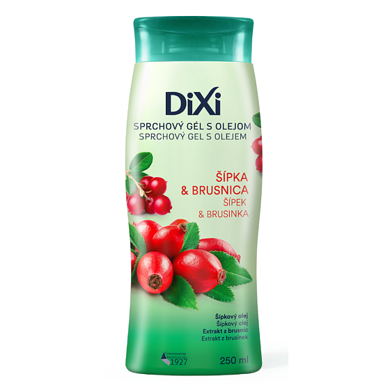 Dixi Šípek a Brusnica sprchový gél s olejom 250 ml
