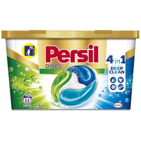 Persil Discs Regular 4v1 kapsule na pranie bielej a stálofarebnej bielizne box 11 dávok 275 g
