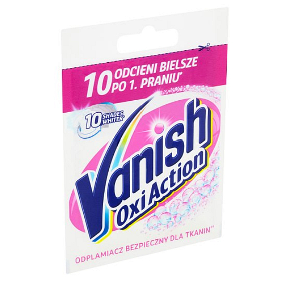 Vanish Oxi Action White odstraňovač škvŕn prášok sáčok 30 g