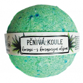 Bohemia Gifts Cannabis Konopný olej šumivá penivá guľa 100 g