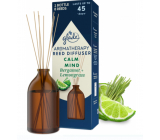 Glade Aromatherapy Reed Diffuser Calm Mind Bergamot + Lemongrass osviežovač vzduchu s vôňou tyčiniek 80 ml