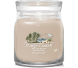 Yankee Candle Seaside Woods - Vonná sviečka Seaside Woods Signature medium glass 2 knôty 368 g