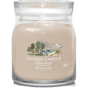 Yankee Candle Seaside Woods - Vonná sviečka Seaside Woods Signature medium glass 2 knôty 368 g