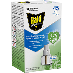 Raid Essentials náhradná náplň do elektrického odparovača, 21 ml, 45 nocí