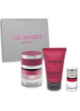Trussardi Ruby Red parfumovaná voda pre ženy 30 ml + sprchová emulzia 30 ml + parfumovaná voda 7 ml miniatúra darčeková sada