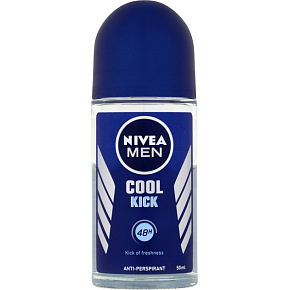 Nivea Men Cool Kick guličkový antiperspirant dezodorant roll-on 50 ml