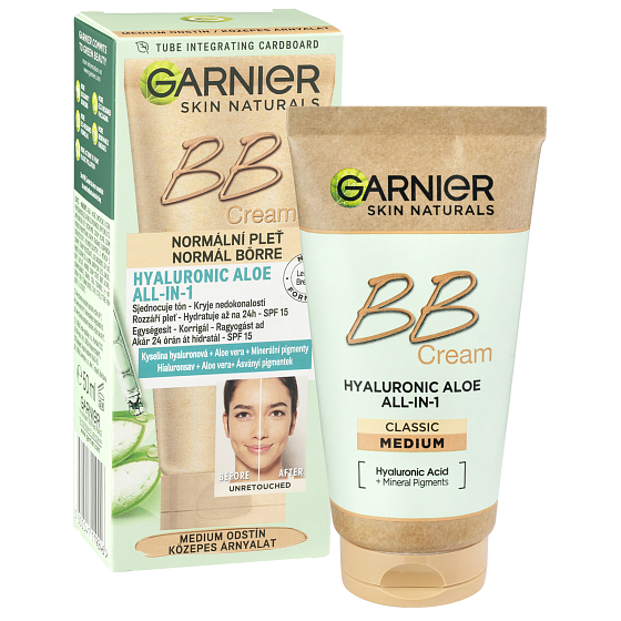 Garnier Skin Naturals BB krém pre normálnu pleť Medium 50 ml