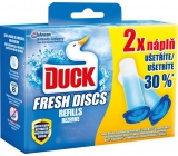 Duck Fresh Discs Morská vôňa WC gél pre hygienickú čistotu a sviežosť Vašej toalety náhradné níplň 2x36 ml