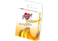 Pepino Banán kondóm z prírodného latexu 3 kusy