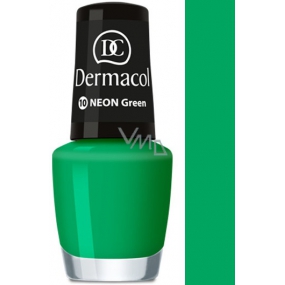 Dermacol Neon Polish Neónový lak na nechty 10 Neon Green 5 ml