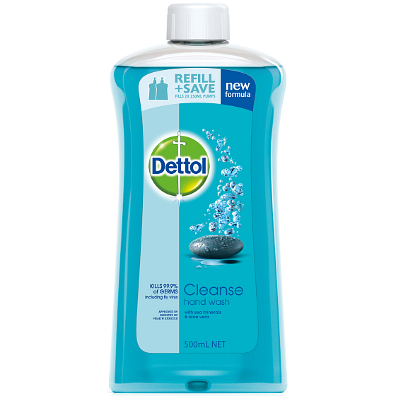 Dettol Morské minerály antibakteriálne mydlo náhradná náplň 500 ml