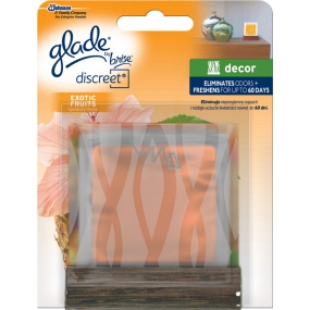 Glade Exotic Fruits Discreet Decor osviežovač vzduchu sklo 8 g