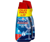 Finish Power Gel do umývačky riadu na čistotu a lesk 65 dávok 2 x 650 ml, duopack