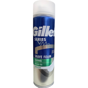 Gillette Series Sensitive pena na holenie pre mužov 250 ml