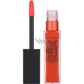 Maybelline Color Sensational Vivid Matte Liquid Lipstick lesk na pery 25 Orange Shot 7,7 ml