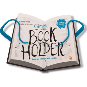 If Gimble Adjustable Bookholder Držiak na knihu Cestovné modrý 340 x 240 x 20 mm