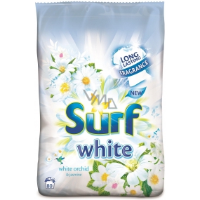 Surf White Orchid & Jasmine prášok na pranie bielej bielizne 80 dávok