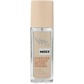 Mexx Forever Classic Never Boring for Her parfumovaný deodorant sklo 75 ml