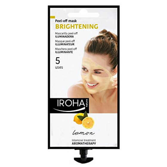 Iroha Brightening Rozjasňujúci aromaterapeutická zlupovaciu maska s citrónom 25 g