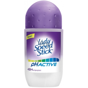 Lady Speed Stick Active pH guličkový antiperspirant dezodorant roll-on pre ženy 50 ml