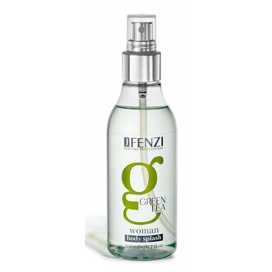 JFenzi Green Tea parfumovaný telový sprej pre ženy 200 ml