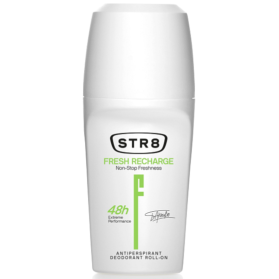 Str8 Fresh Recharge guličkový antiperspirant dezodorant roll-on pre mužov 50 ml