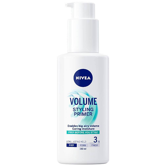 Nivea Stylingový Primer Volume prípravná bázy pre viditeľne viac objemu, chráni pred teplom 150 ml
