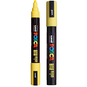 Posca Univerzálny akrylový popisovač 1,8 - 2,5 mm žltý PC-5M