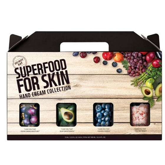 Farmskin Superfood For Skin krém na ruky 4 x 75 ml, kozmetická sada