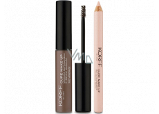 Korff Cure Make Up Eyebrow Kit riasenka na obočie 02 4 ml + ceruzka na obočie, kozmetická sada