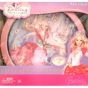 Mattel Barbie 12 tancujúcich princezien Nástenné hodiny 28 cm