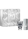 Paco Rabanne Invictus Platinum parfumovaná voda 100 ml + dezodorant v spreji 150 ml, darčeková sada pre mužov