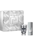 Paco Rabanne Invictus Platinum parfumovaná voda 100 ml + dezodorant v spreji 150 ml, darčeková sada pre mužov