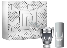 Paco Rabanne Invictus Platinum parfumovaná voda 100 ml + dezodorant v spreji 150 ml, darčeková sada pre mužov
