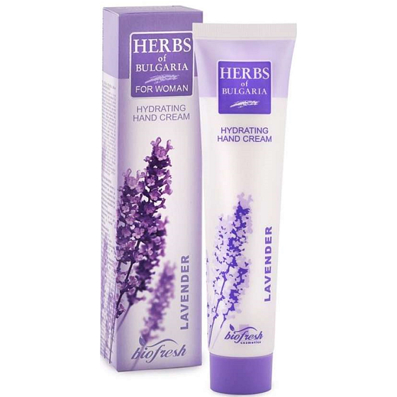 BioFresh Herbs of Bulgaria Levanduľový hydratačný krém na ruky 75 ml