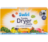 Listy do sušičky s vôňou Swirl Tropical 35 ks